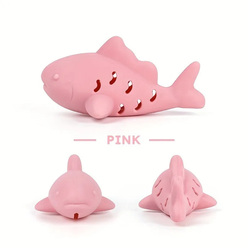 Treat-Hiding Silicone Chew Toy