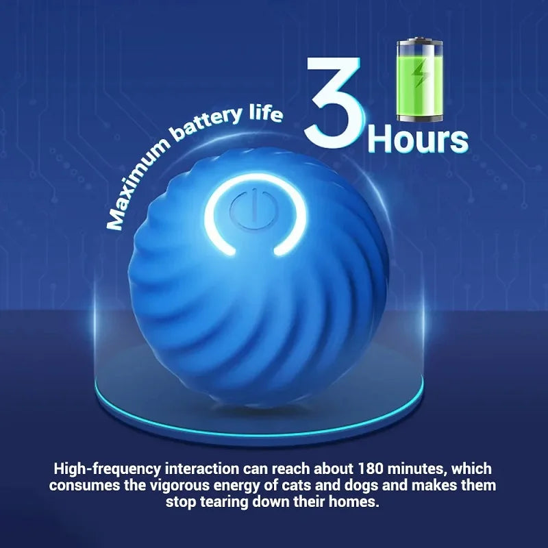 Smart Auto-Rolling Dog Ball