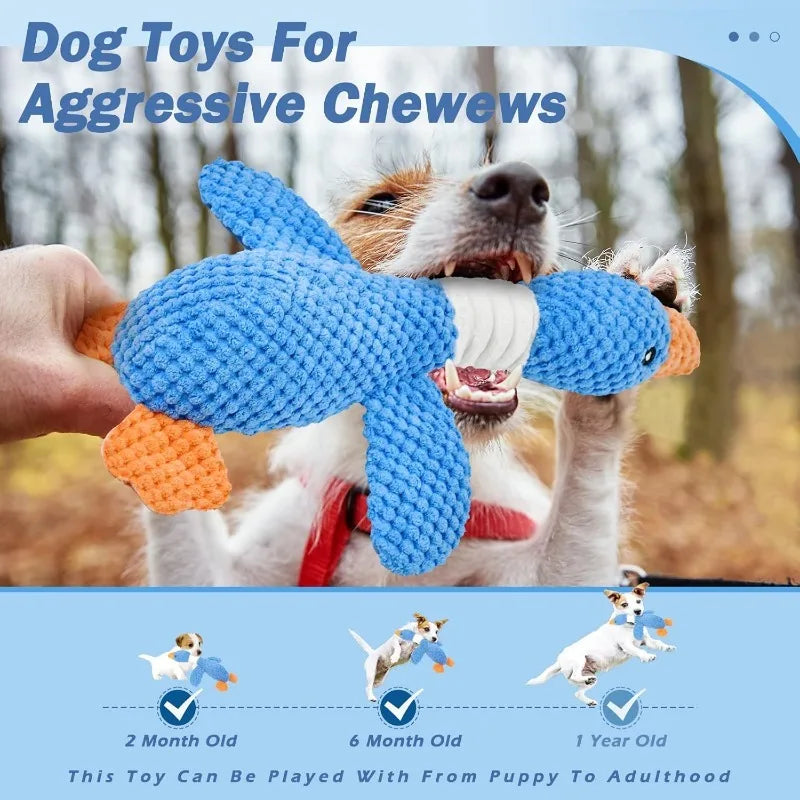 Squeaky Plush Doll Pet Toy