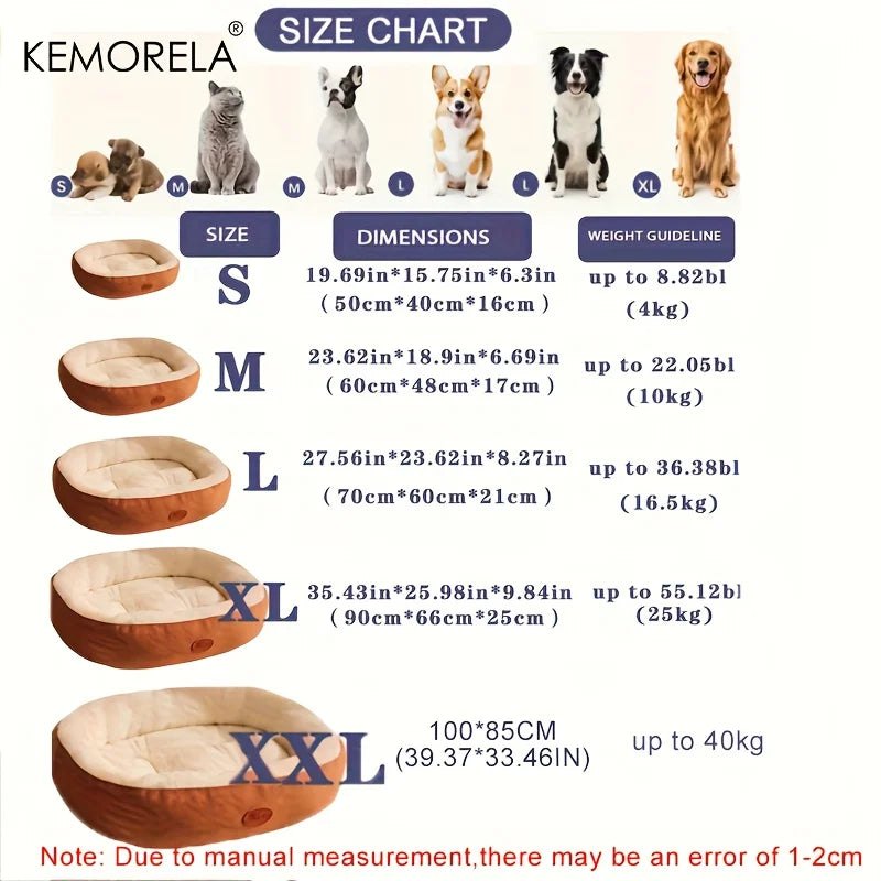 Dreamy Oval Pet Bed