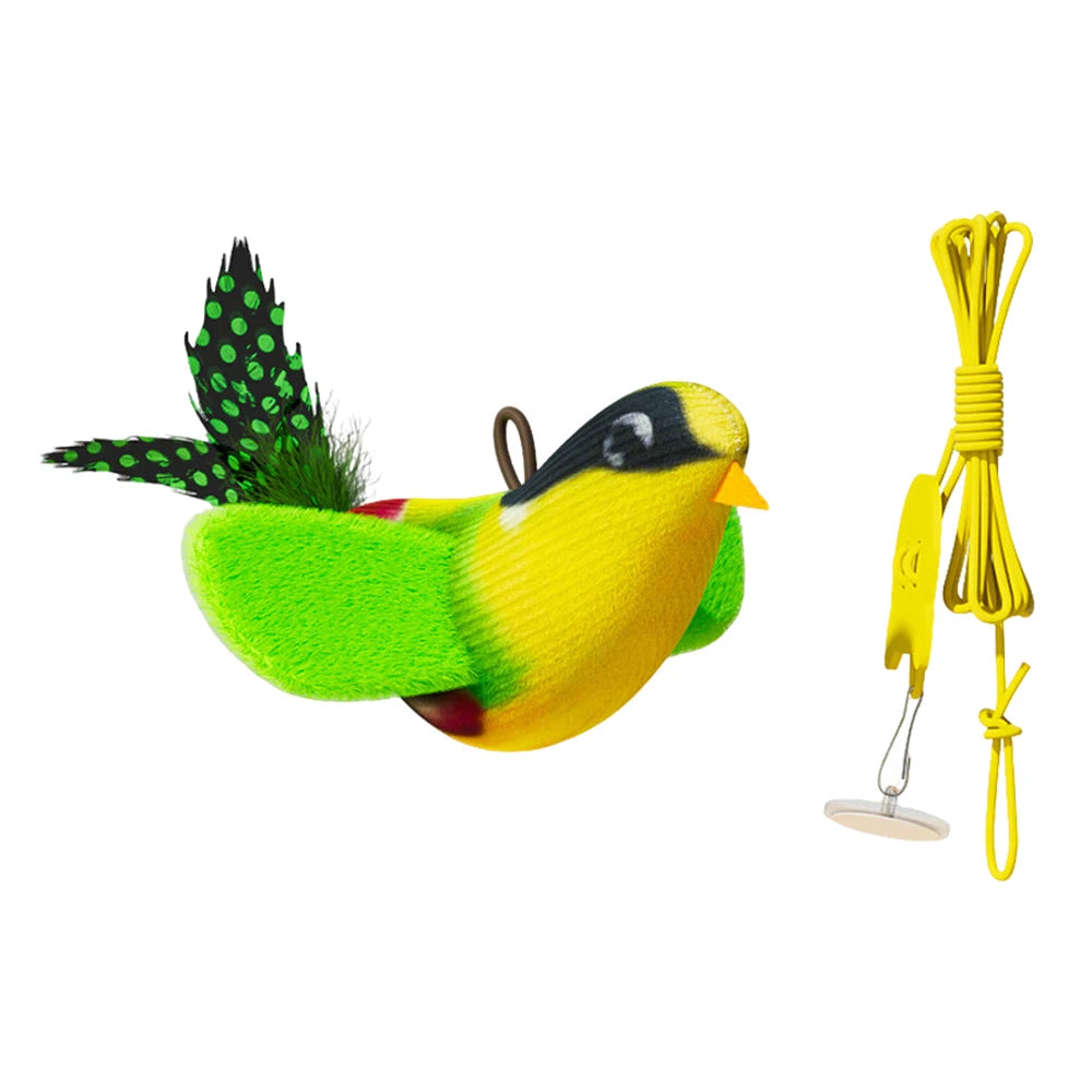 Chirping Bird Wall Cat Teaser
