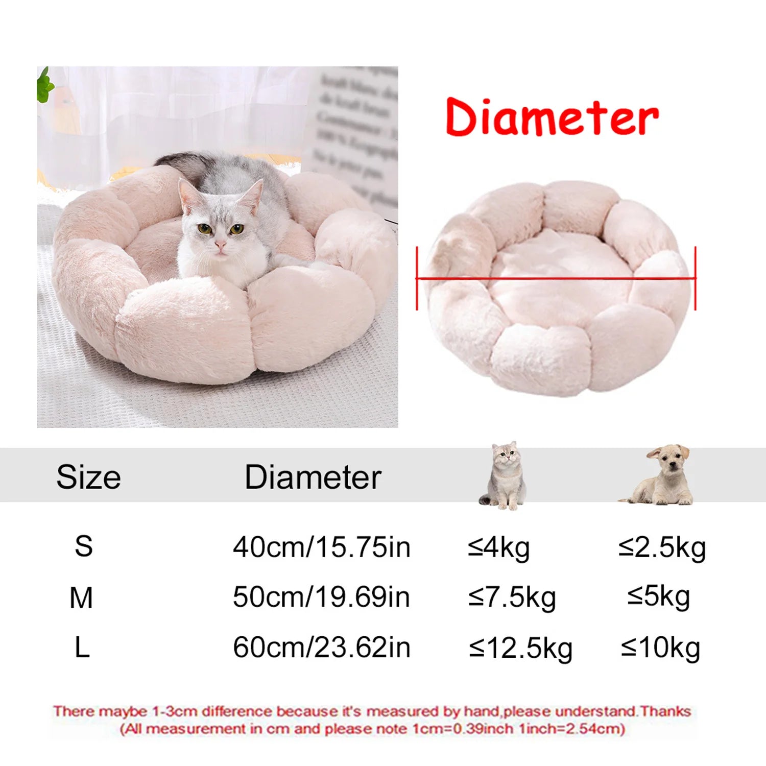 Comfy Paws Round Bed