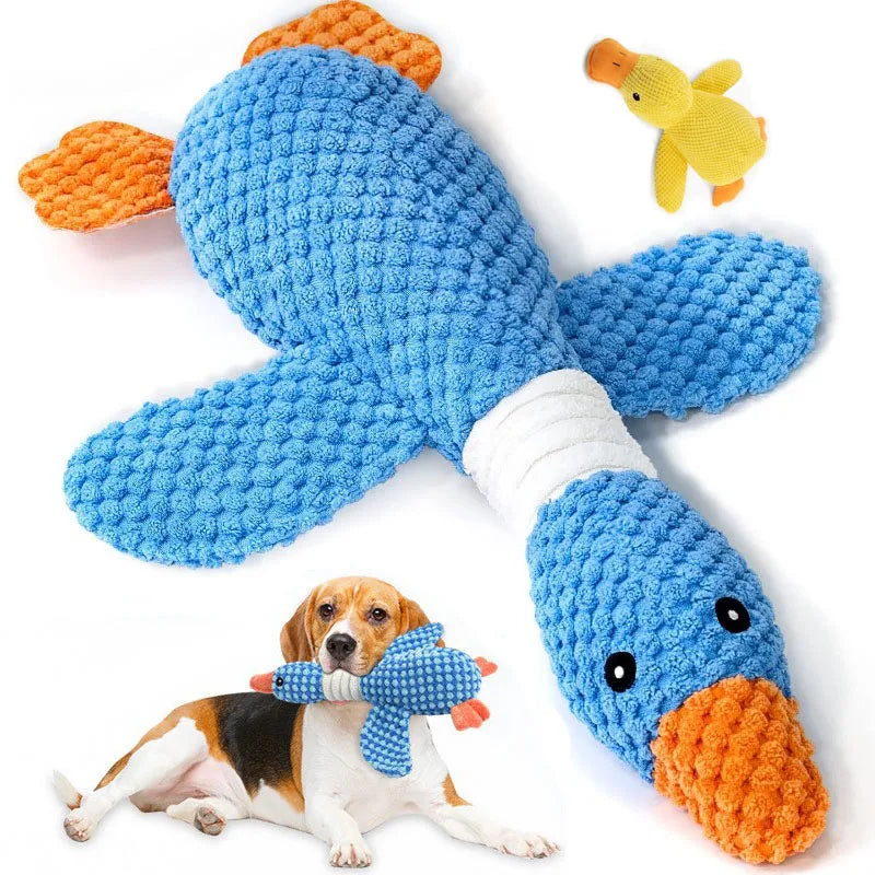 Squeaky Plush Doll Pet Toy