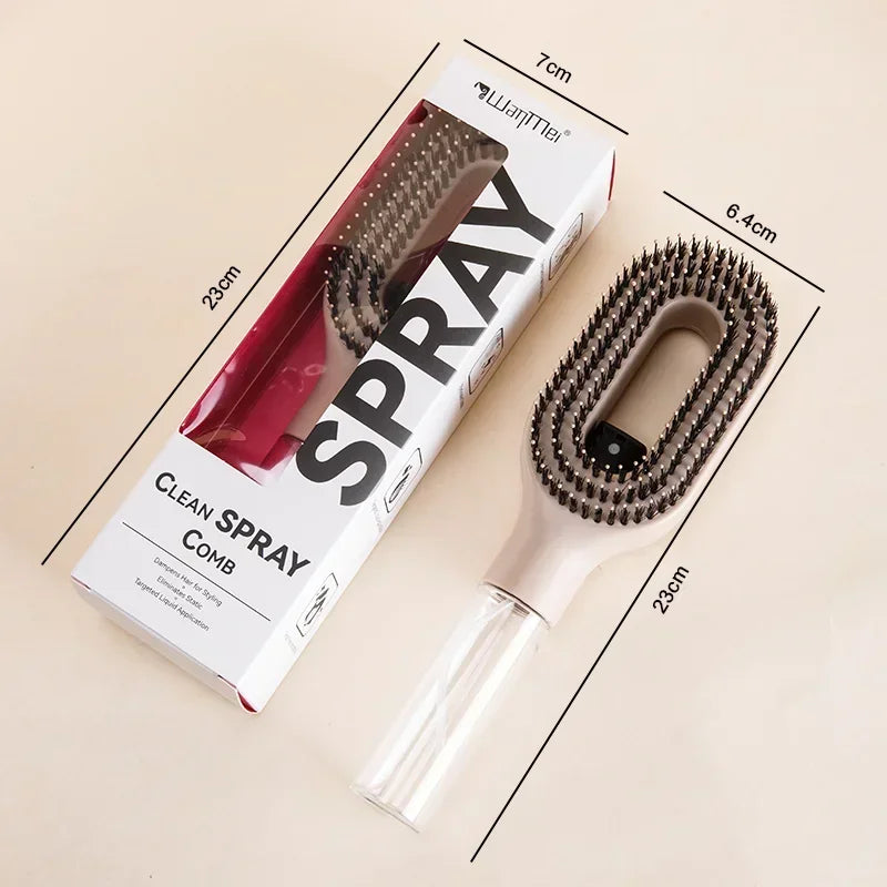 2-in-1 Spray & Detangle Grooming Brush