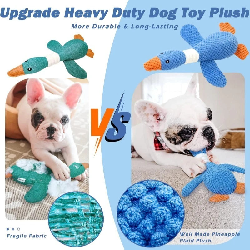 Squeaky Plush Doll Pet Toy