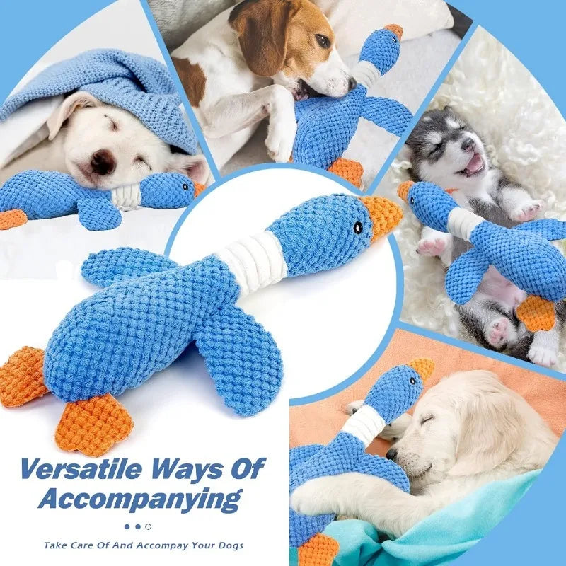 Squeaky Plush Doll Pet Toy