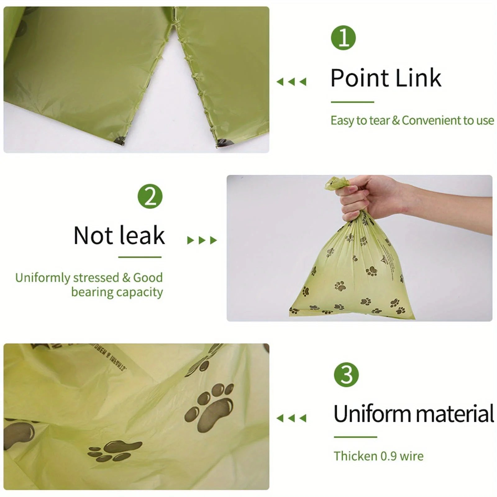 Eco Poop Bags (8 Rolls)