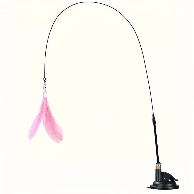Feather Teaser Wand Cat Toy