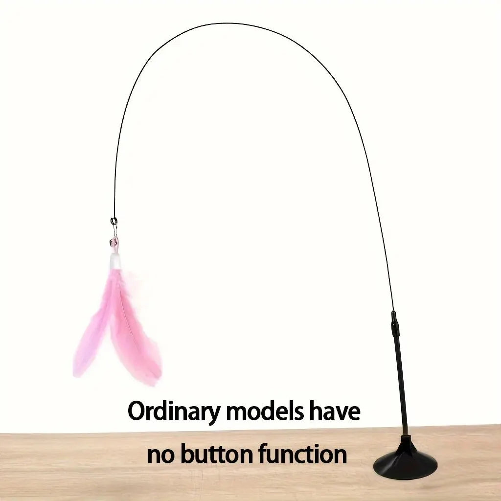 Feather Teaser Wand Cat Toy